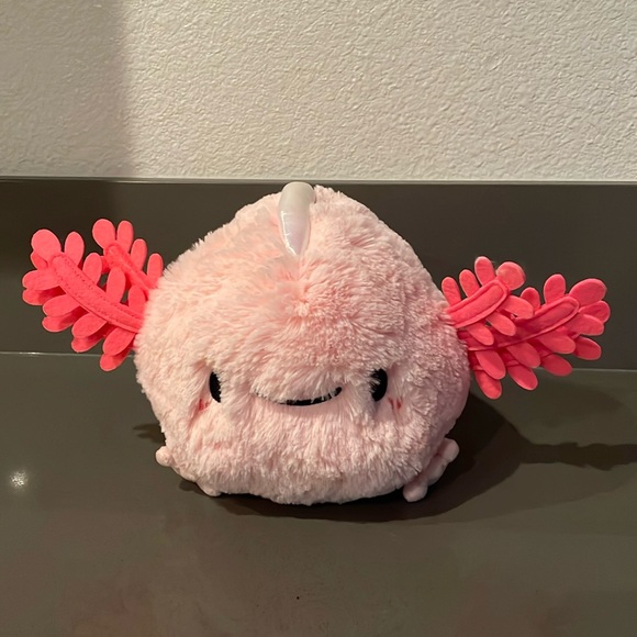Squishable Pink Axotl Plush - Picture 3 of 4